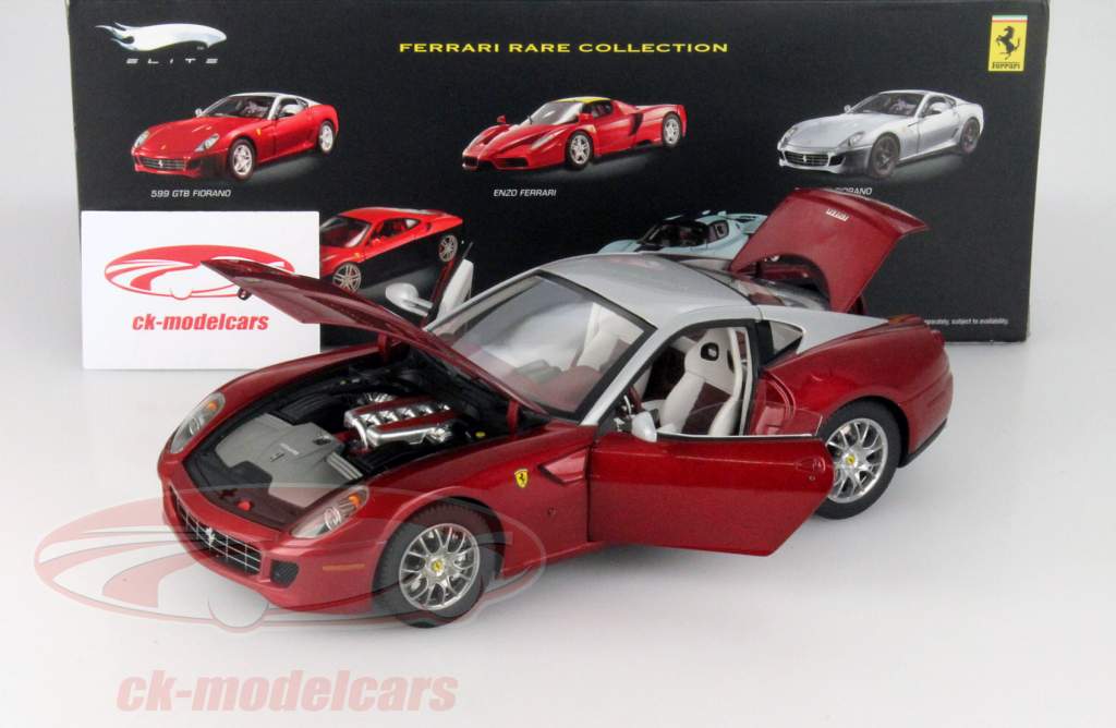 FERRARI 599 GTB FIORANO RED HOT WHEELS SUPER ELITE EDITION 1