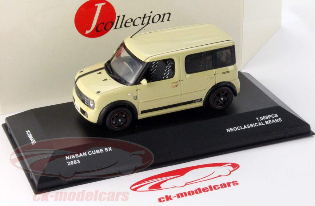 日産 Cube SX Neoclassical 年 2003 ベージュ 1:43 JCollection