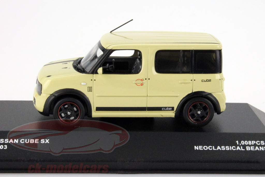 日産 Cube SX Neoclassical 年 2003 ベージュ 1:43 JCollection