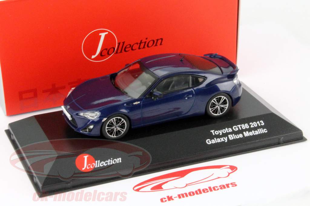 JCollection 1:43 Toyota GT86 Year 2013 galaxy blue metallic