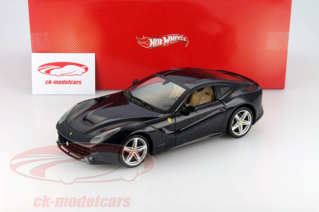 フェラーリ F12キー ベルリネッタ 年 2012 ダークブルー 1:18 HotWheels Foundation