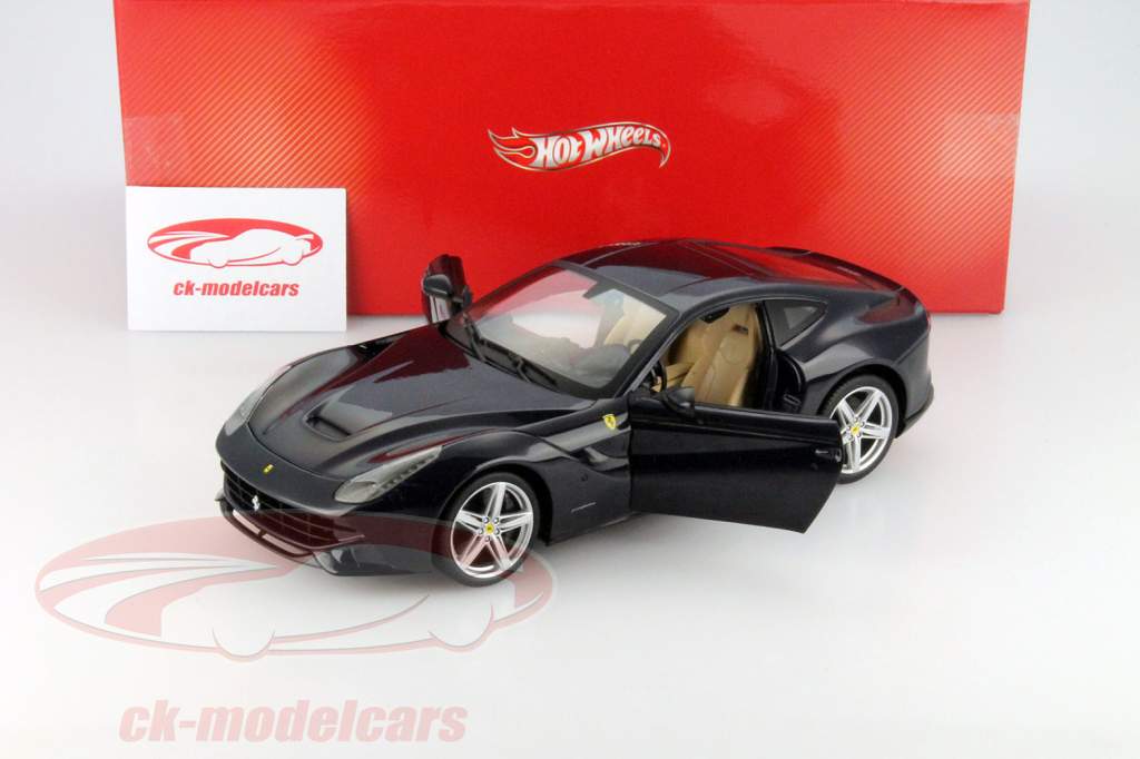 フェラーリ F12キー ベルリネッタ 年 2012 ダークブルー 1:18 HotWheels Foundation