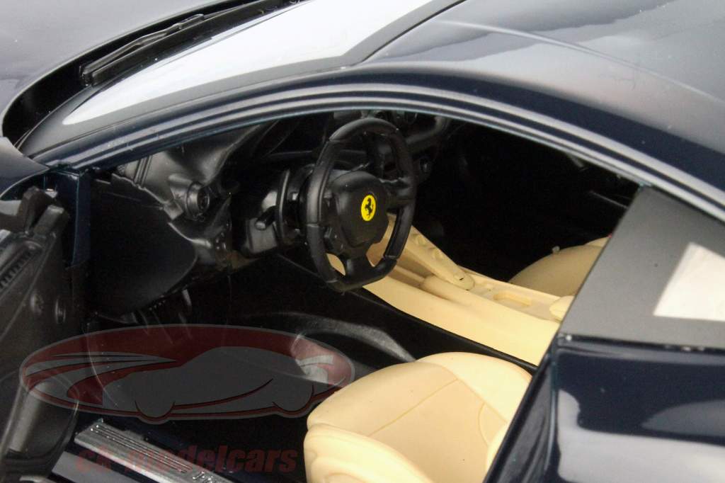 フェラーリ F12キー ベルリネッタ 年 2012 ダークブルー 1:18 HotWheels Foundation