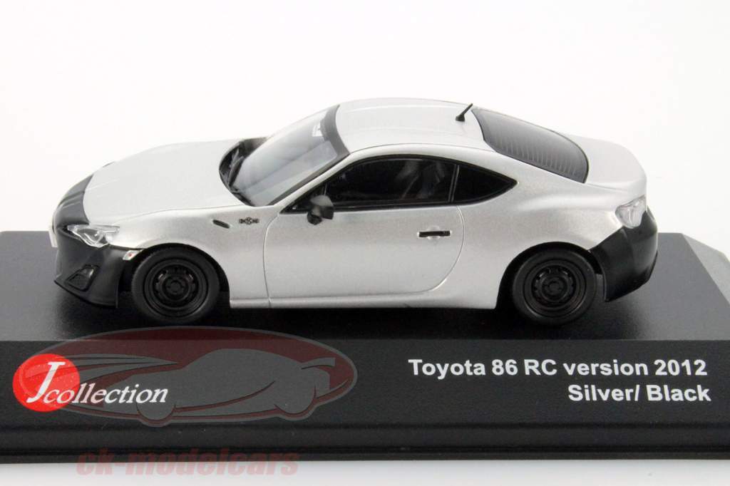 Toyota 86 RC Version Year 2012 silver / black 1:43 JCollection