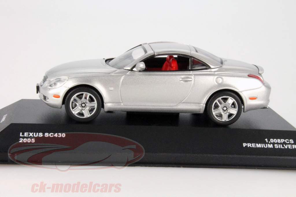 Lexus SC430 Fermé Toit Année 2005 prime argent 1:43 JCollection