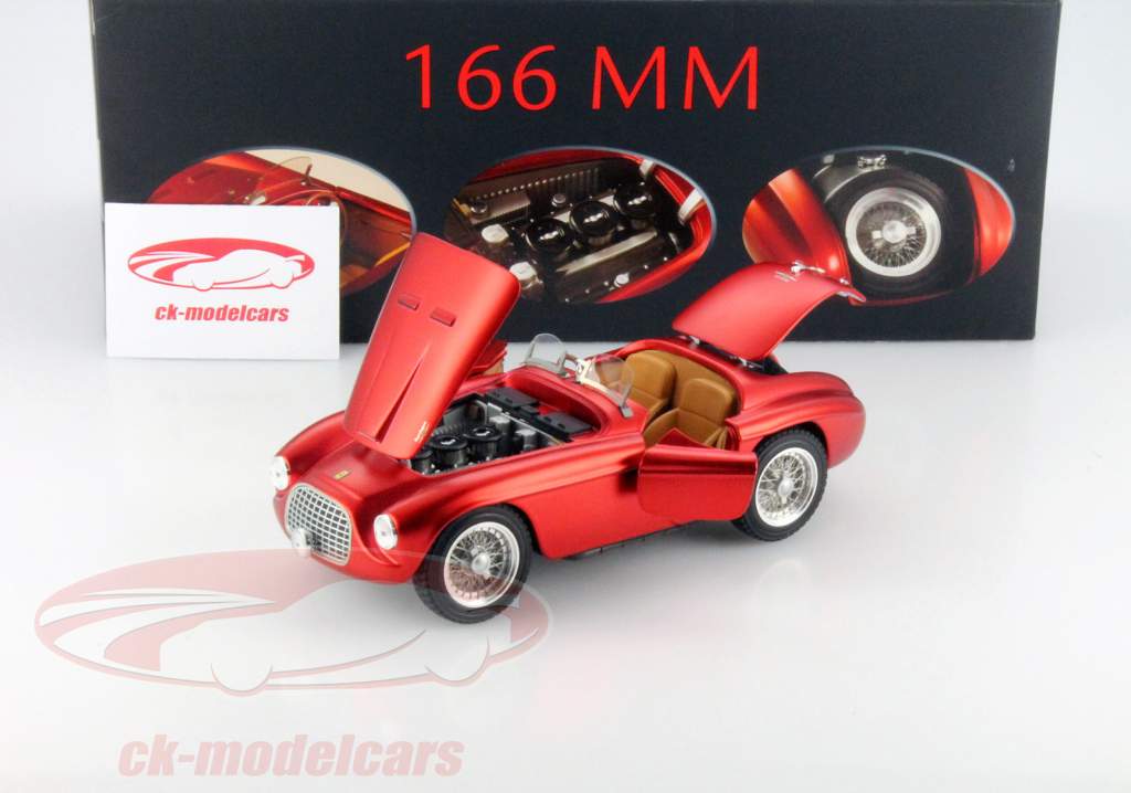 HotWheels Elite 1:18 フェラーリ 166 MM バルケッタ 60 年 版