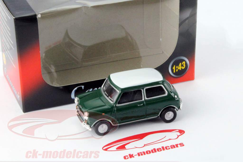 Mini Cooper Anno 1969 verde / bianco 1:43 Cararama