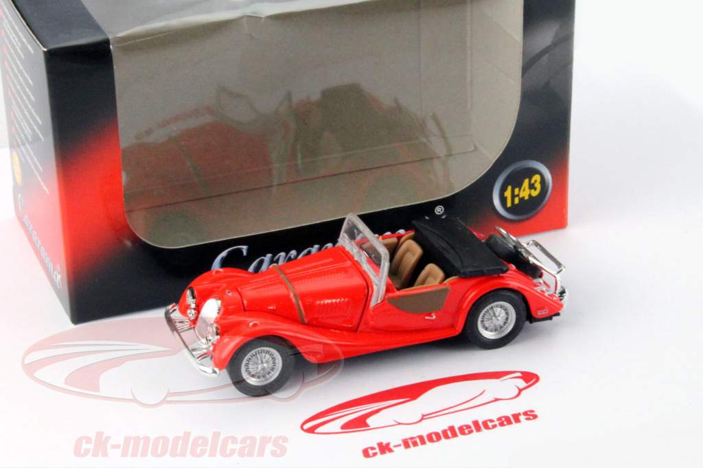 Morgan Plus Eight Cabriolet rouge 1:43 Cararama