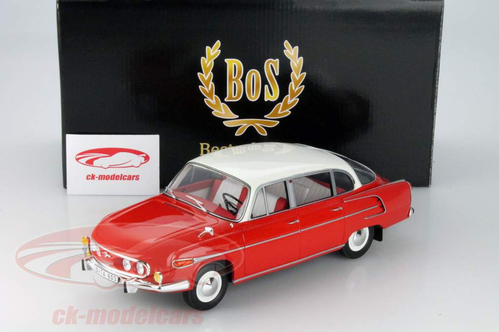 塔特拉 603 红 / 白 1:18 BoS Models