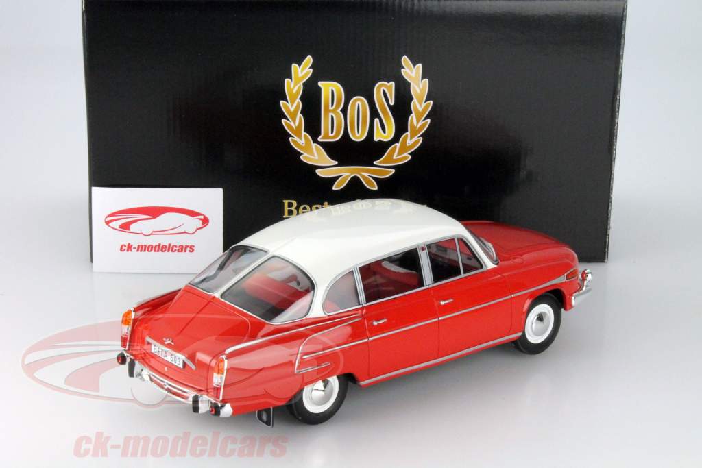 塔特拉 603 红 / 白 1:18 BoS Models