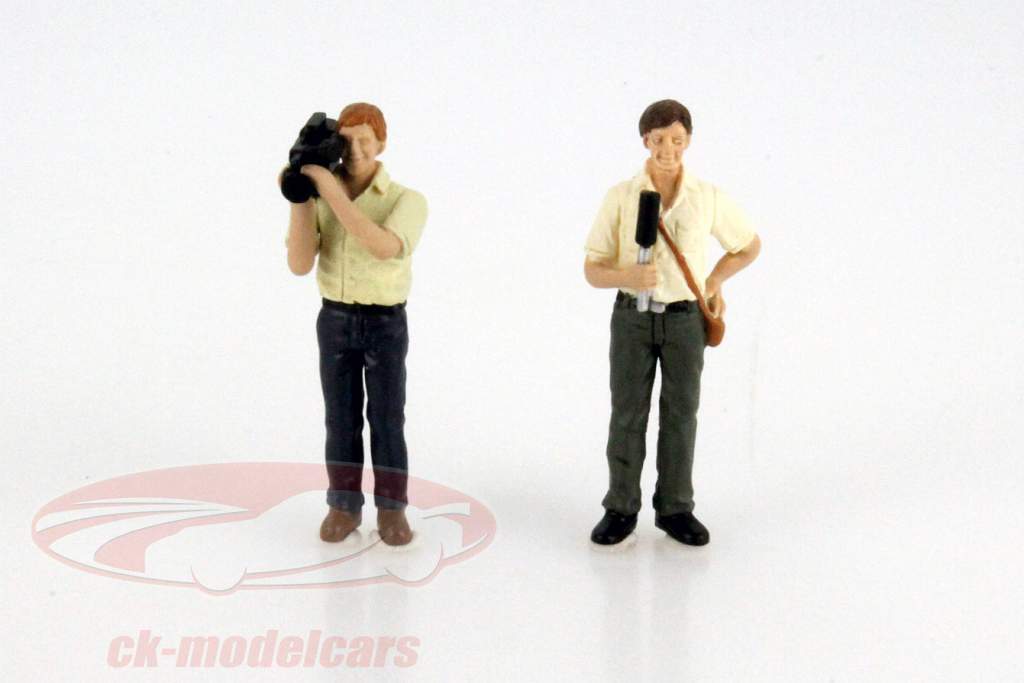 Figures Set Reporter and Cameraman 1:43 Truescale