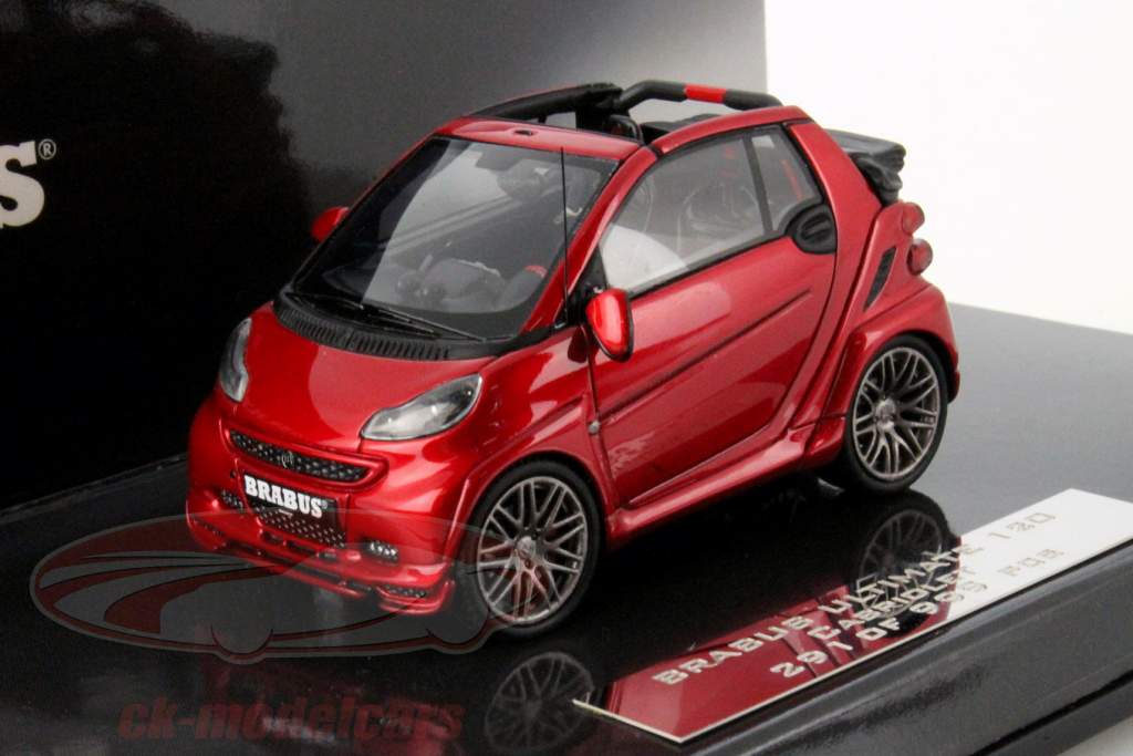 Brabus Smart Ultimate 120 Кабриолет красный 1:43 Minichamps