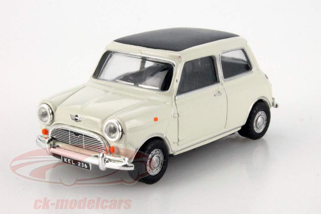 Mini Cooper Año 1969 blanco / negro 1:43 Cararama