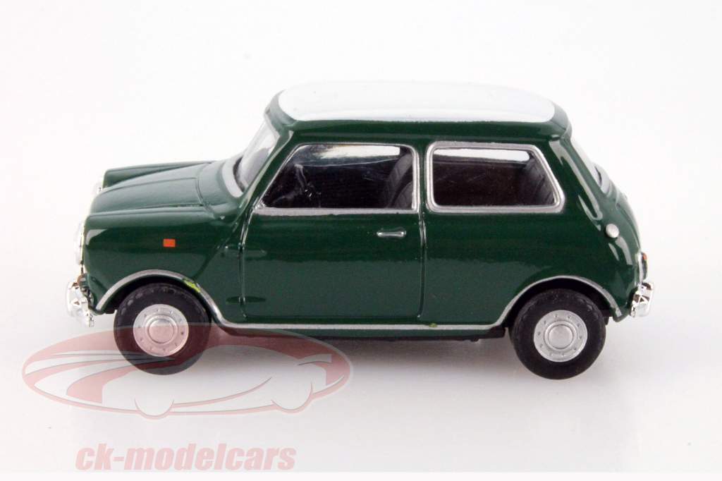 Mini Cooper Año 1969 verde / blanco 1:43 Cararama