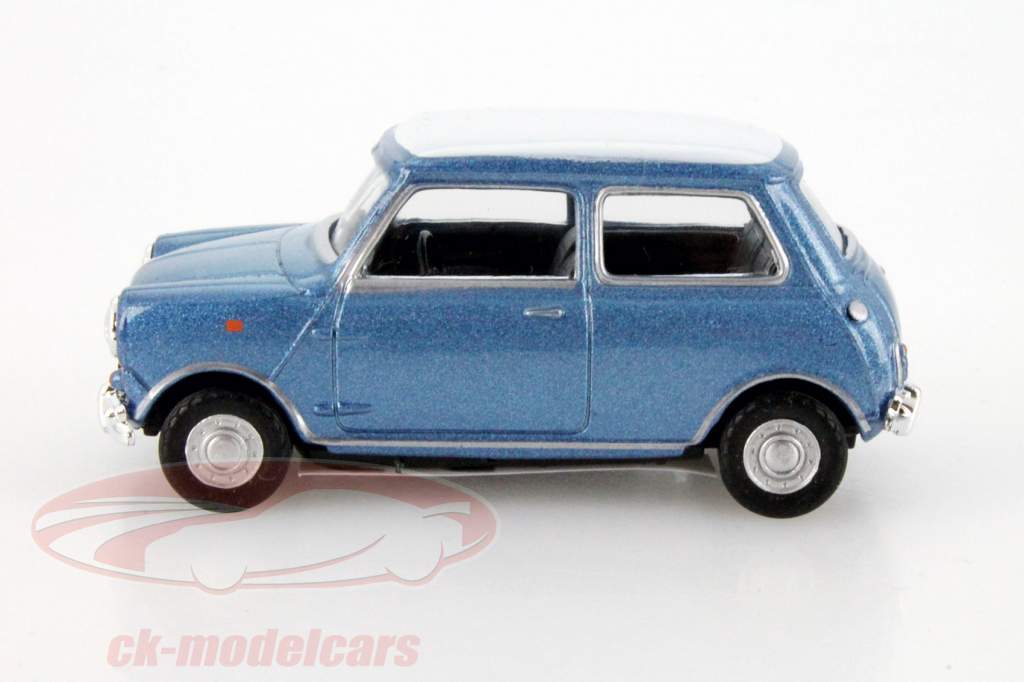 Mini Cooper Год 1969 синий металлик / белый 1:43 Cararama