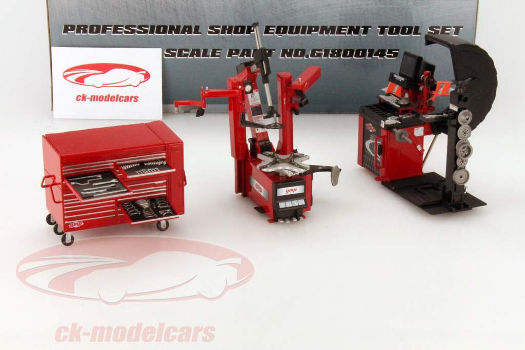 専門家 Shoptoolset 車 ガレ​​ージ セット ワークショップのアクセサリー 1:18 GMP