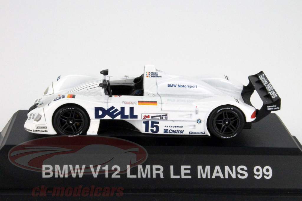 希少JADI BMW V12 LMR LE MANS 99  1/43 White 1:43 JADI Diecast BMW V12 LMR LE MANS 99 Model