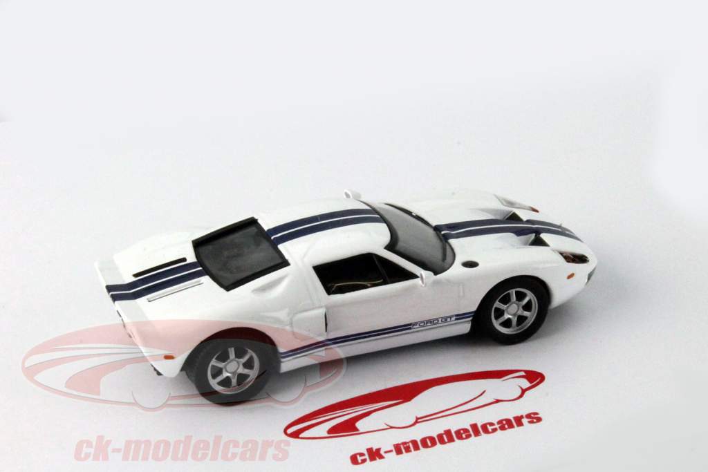 Ford GT40 白 / ブルー 1:43 Altaya