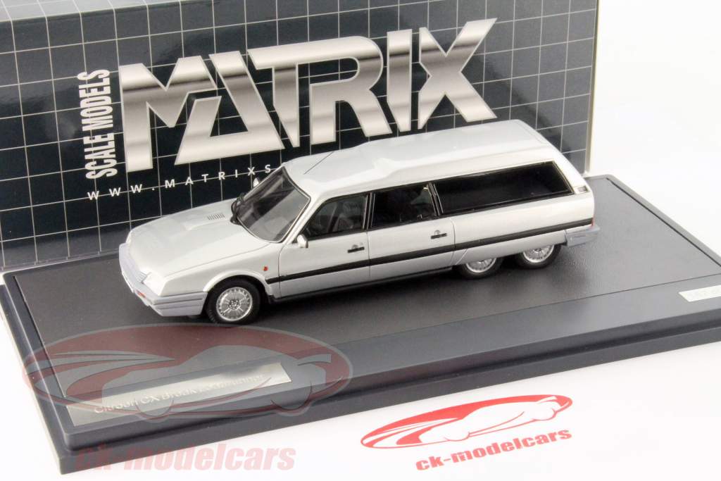 Citroen CX Loadrunner Год 1989 серебро металлический 1:43 Matrix