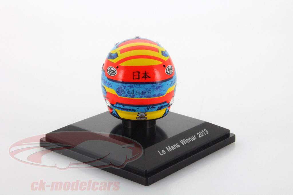 Loic Duval 24 LeMans 2013 Capacete 1:8 Faísca