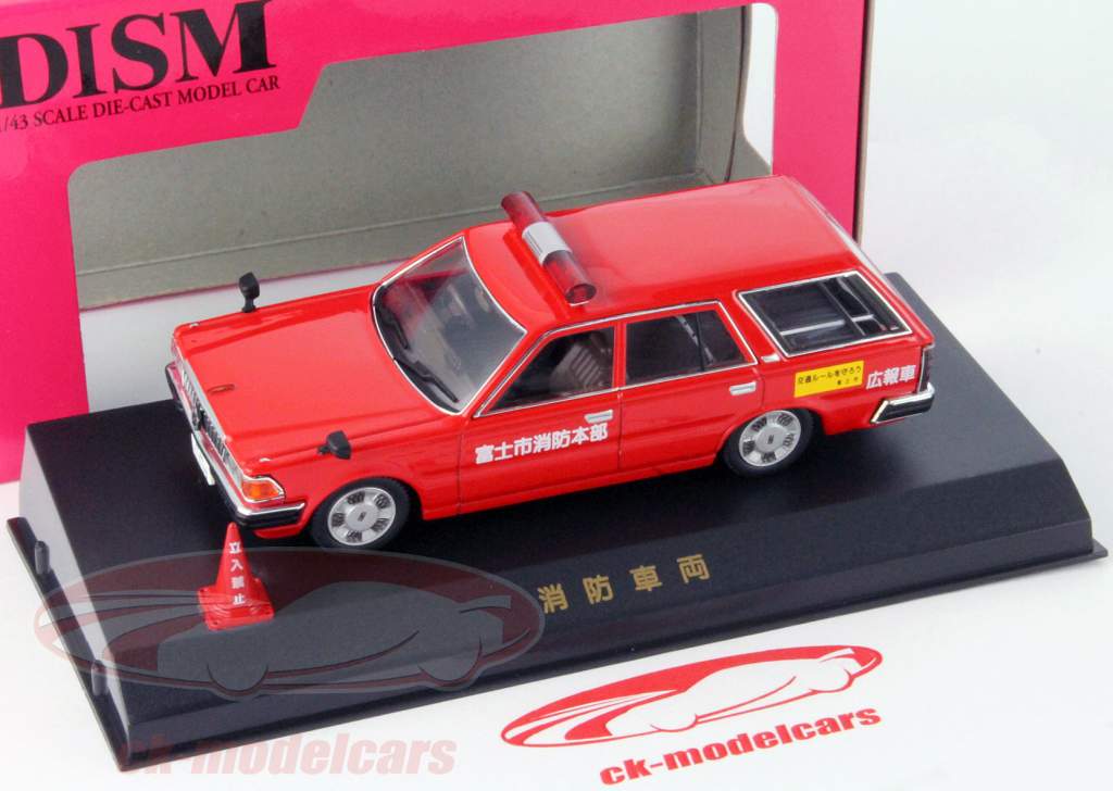 Dism 1:43 日産 セドリック バン (330) 宣伝カー 赤 79805