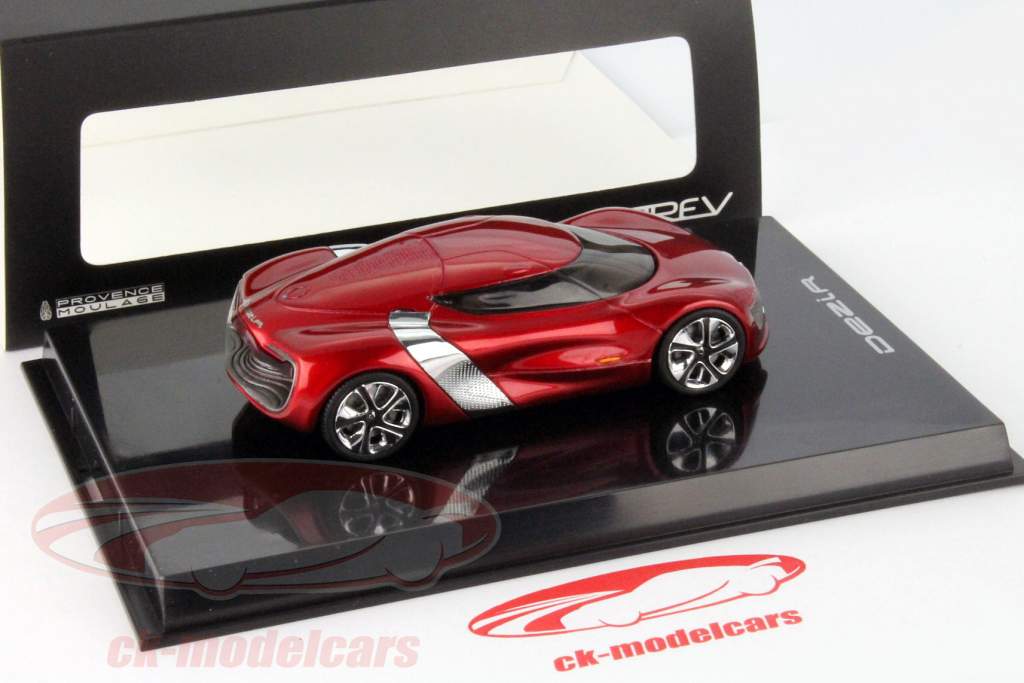 Renault DeZir Салон де Париж 2010 красный / серебро 1:43 Norev