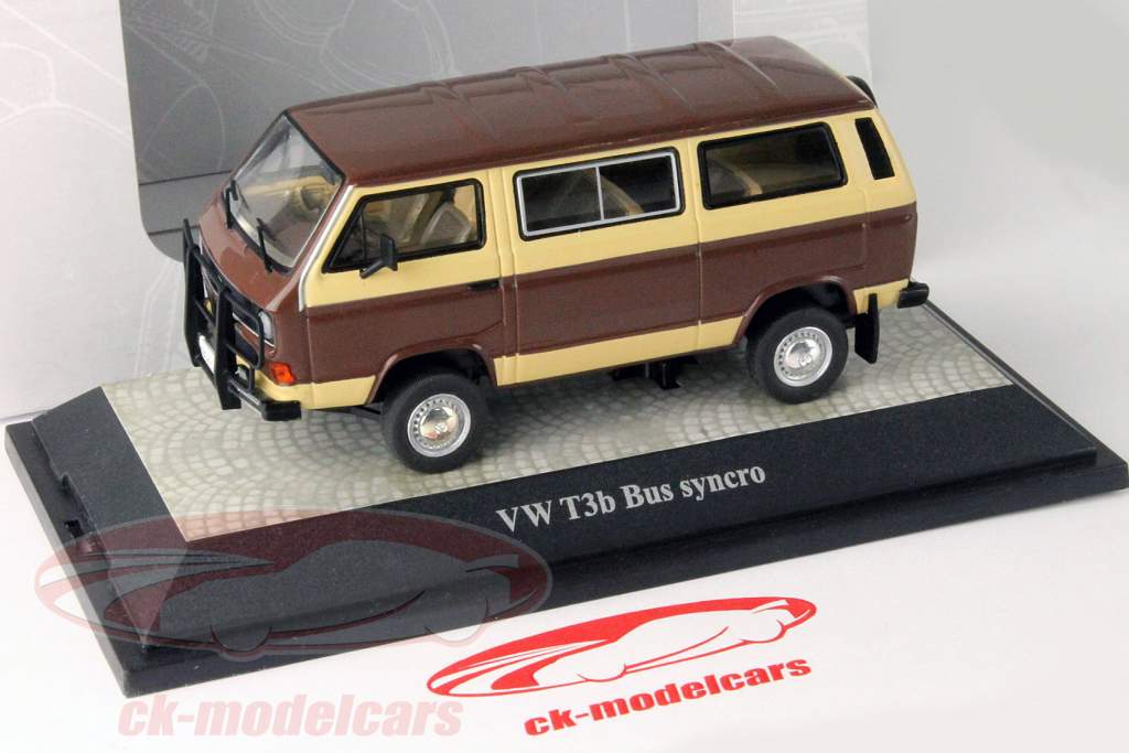 大众 大众 T3B 总线 SYNCRO 棕色 / 米色 1:43 PremiumClassiXXs