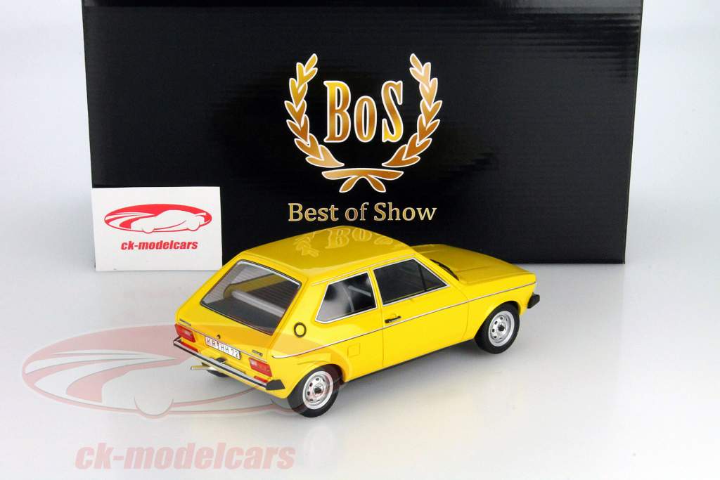 大众 大众 马球 I L （类型 86) 黄色 1:18 BoS Models