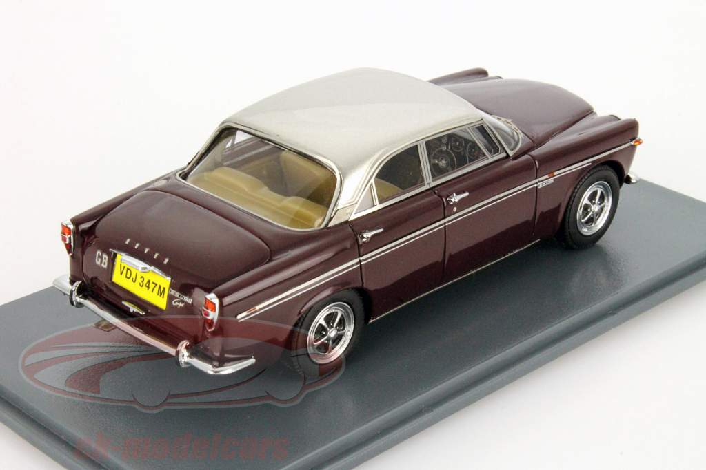Rover P5b Coupe Année 1971 pourpre / argent 1:43 Neo