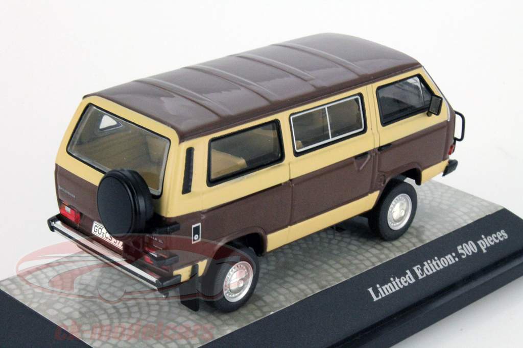 Volkswagen VW T3b Автобус Syncro коричневый / бежевый 1:43 PremiumClassiXXs