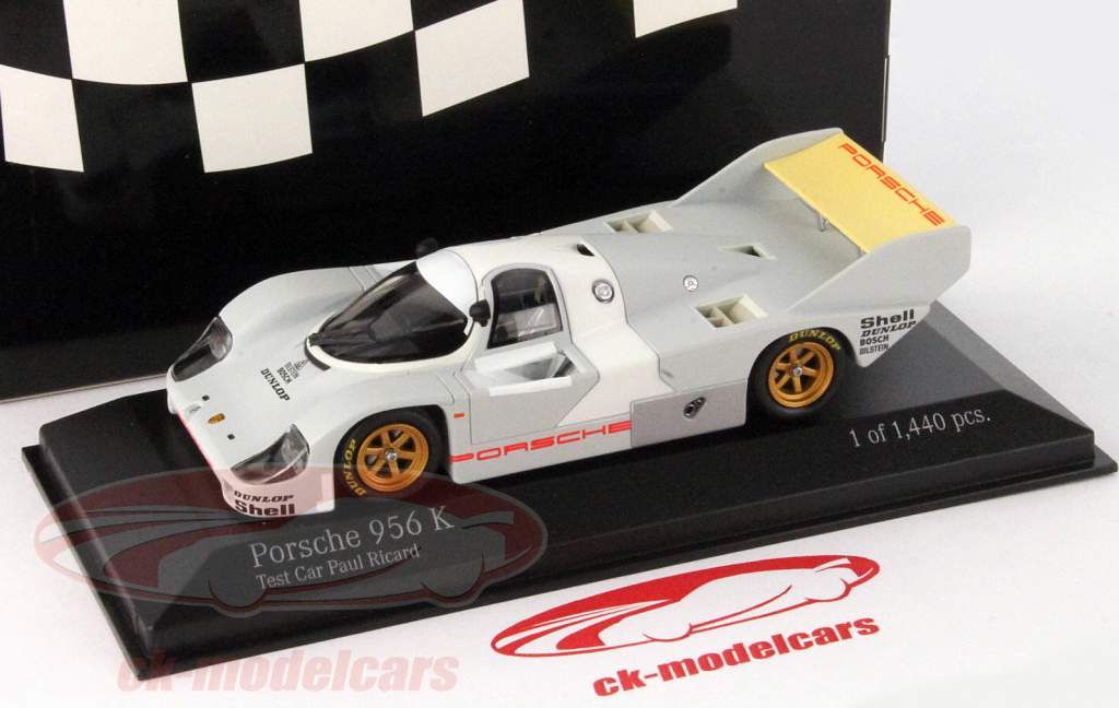 Minichamps 1:43 ポルシェ 956 K テスト セッション ポール