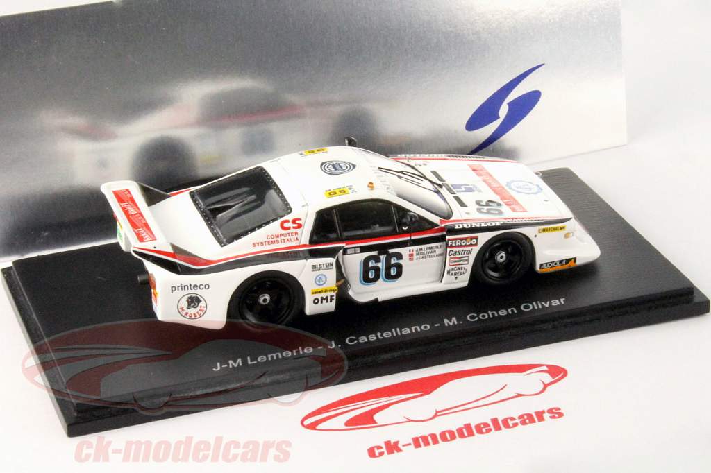 ランチア ベータ モンテ カルロ #66 24 ルマン 1982 1:43 スパーク