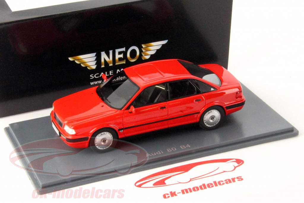 Audi 80 B4 red 1:43 Neo