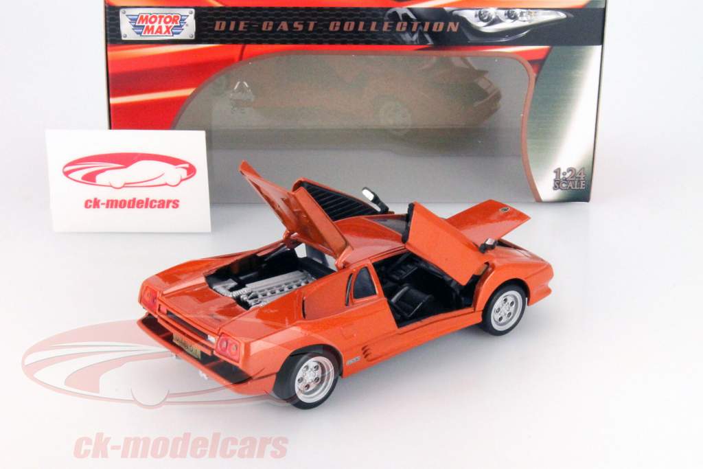 兰博基尼 暗黑破坏神 橙 金属的 1:24 MotorMax