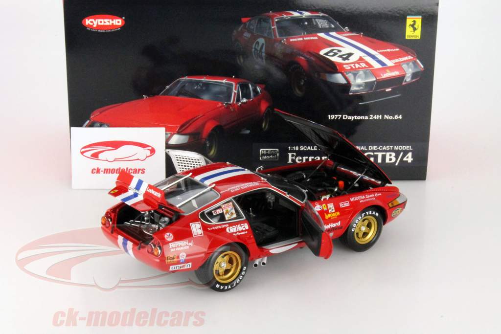 Kyosho 1:18 Ferrari 365 GTB / 4 #64 第5回 場所 24 デイトナ