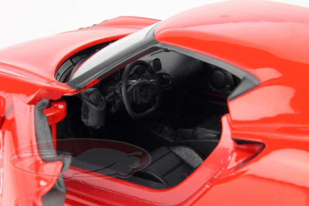 阿尔法 罗密欧 4C 红 1:24 MotorMax