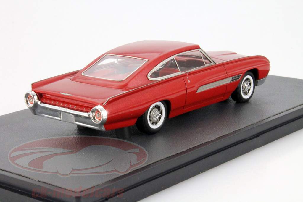 Ford Thunderbird Итальянский Fastback Год 1963 красный металлический 1:43 Matrix