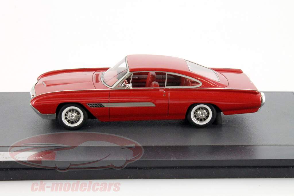 Ford Thunderbird Итальянский Fastback Год 1963 красный металлический 1:43 Matrix