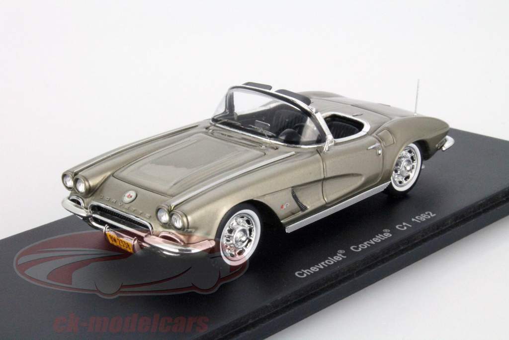 雪佛兰 克尔维特 C1 年 1962 金 金属的 1:43 火花