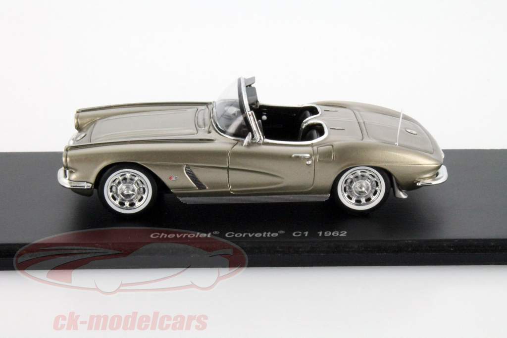 雪佛兰 克尔维特 C1 年 1962 金 金属的 1:43 火花