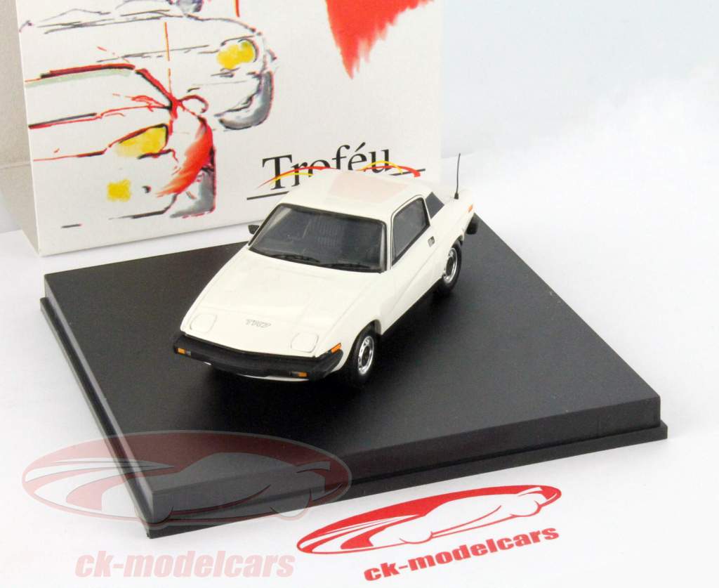 Триумф TR7 Год 2001 фарфор белый 1:43 Trofeu