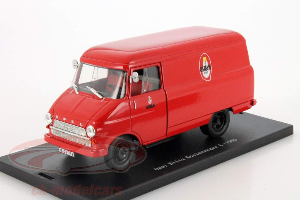 Opel Blitz バン A 年 1960 Osram 赤 1:43 スターライン