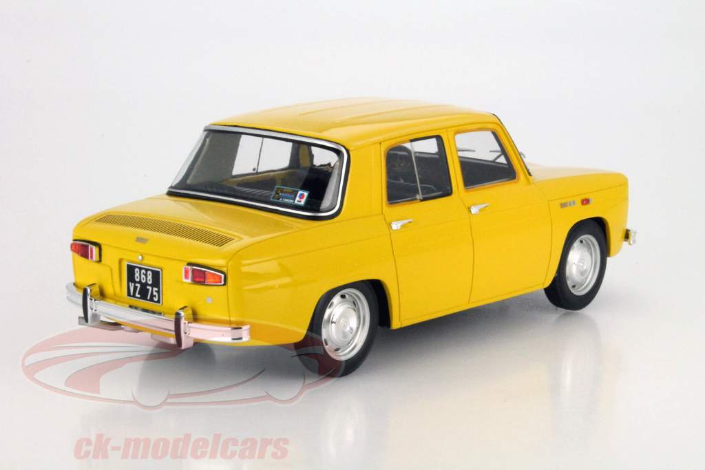 Renault 8S Año 1969 amarillo 1:18 OttOmobile