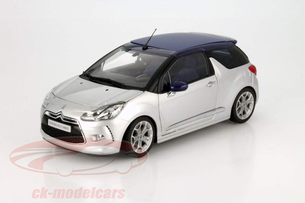 Citroen DS3 Cabriolet År 2013 grå / blå Norev 1:18
