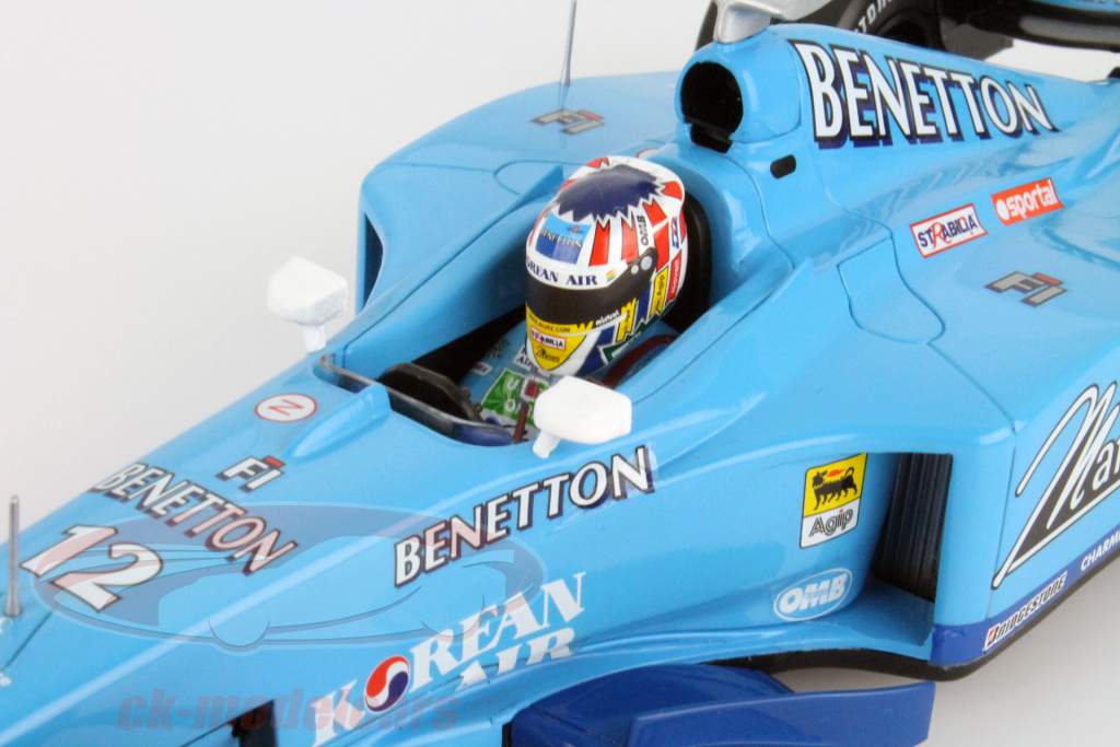 レア！Benettonフォーミュラ(ベネトン)　ディレクターチェア　2脚セット Minichamps 1:18 A. ブルツ ベネトン Playlife B200 #12 式 1