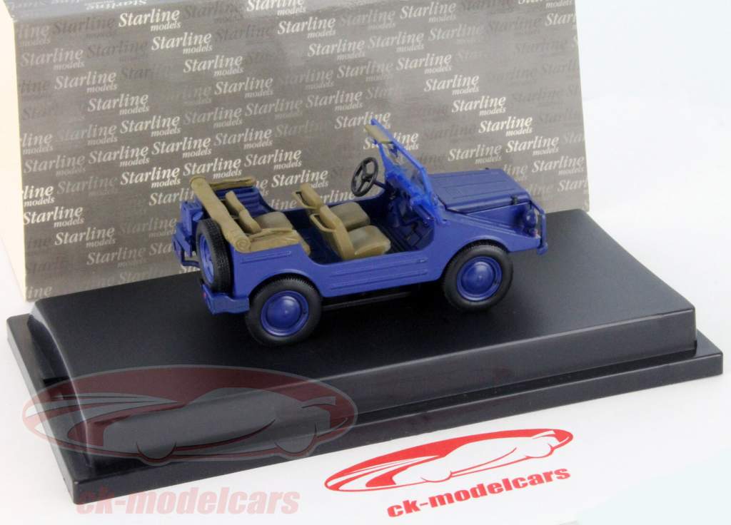 DKW Munga 4 THW blue 1:43 Starline