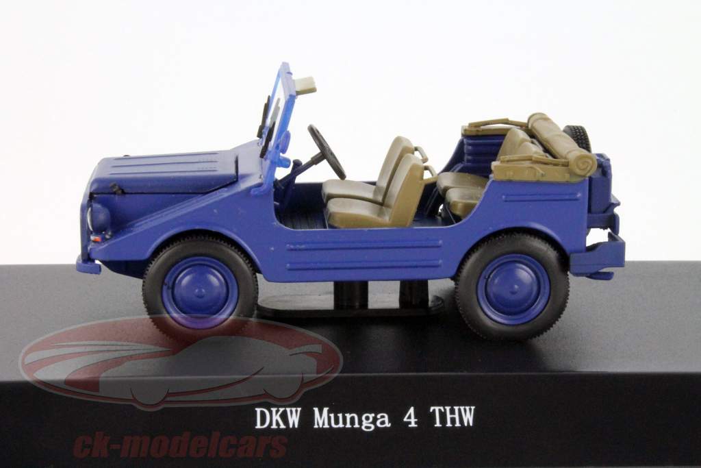DKW Munga 4 THW blau 1:43 Starline