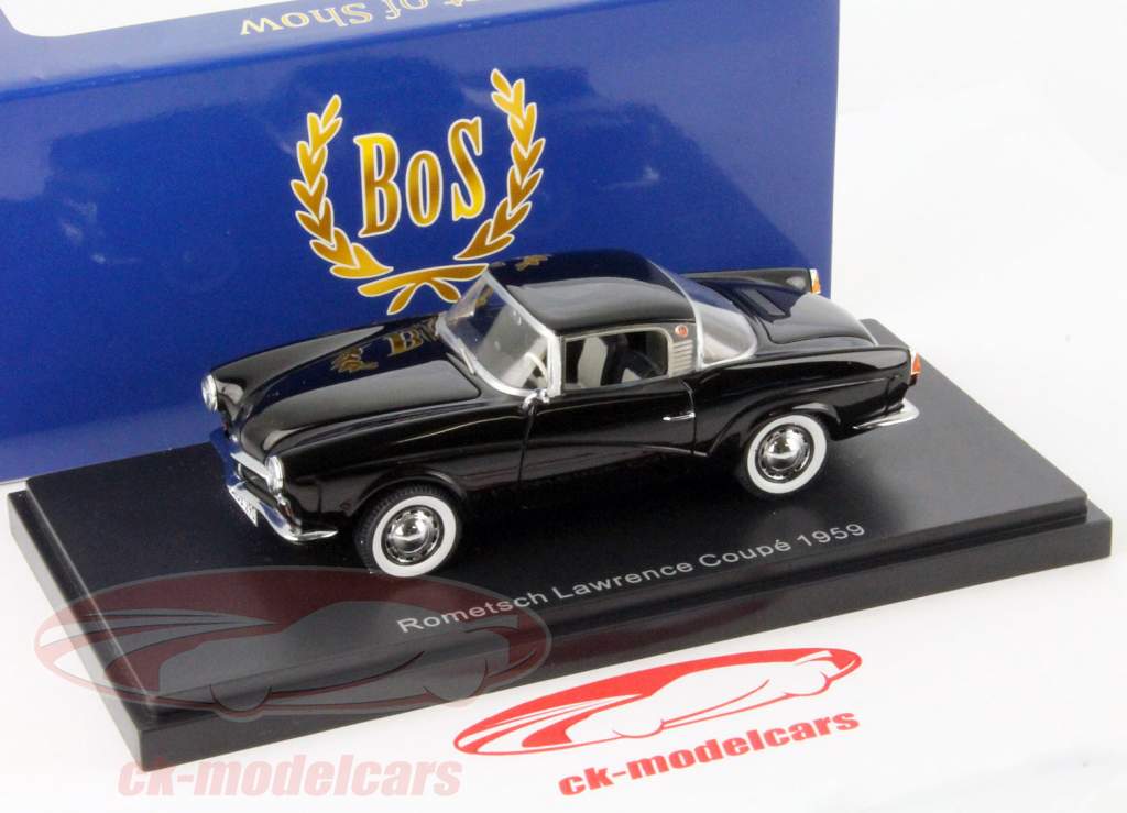 Rometsch Lawrence Coupe Année 1959 noir 1:43 BoS Models