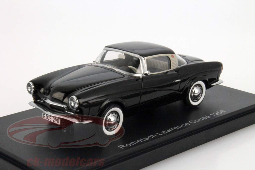 Rometsch Lawrence Coupe 年 1959 黒 1:43 BoS Models