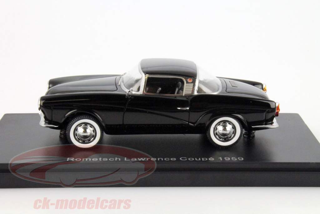 Rometsch Lawrence Coupe Ano 1959 preto 1:43 BoS Models